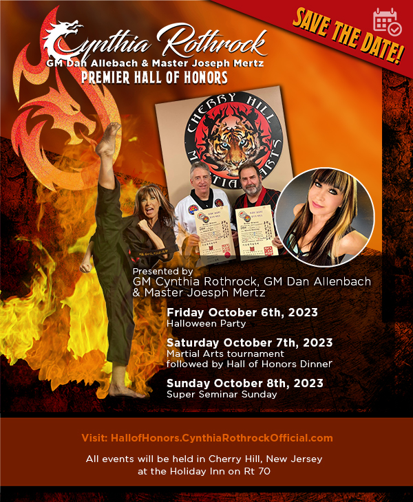 Cynthia Rothrock Premier Hall of Honors 2023